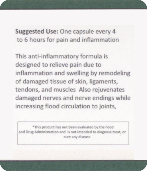 Anti Inflamatory Pain Relief